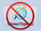 Microsofts Internet-Explorer ausgesperrt